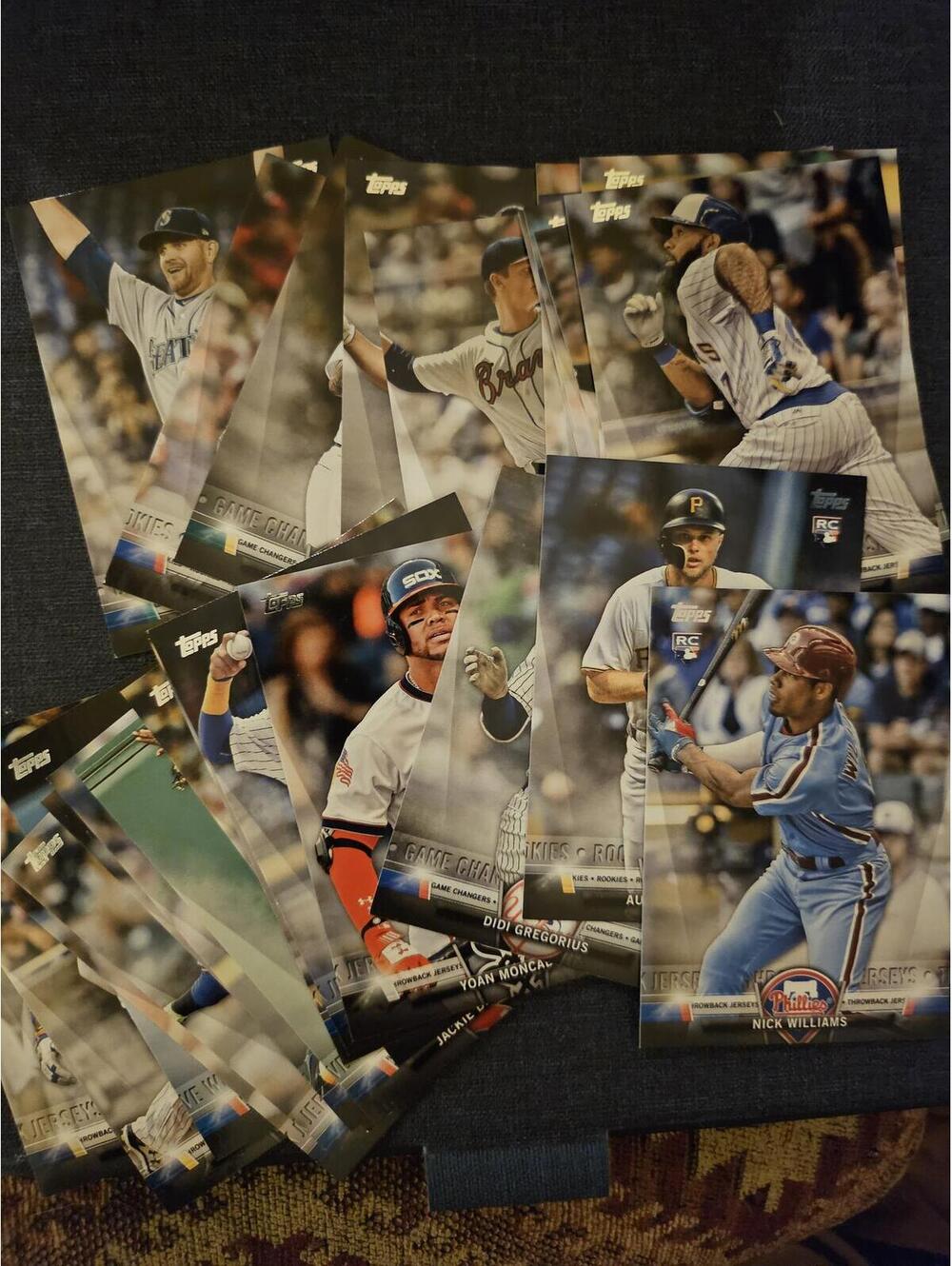 2018 Topps opening day MLB Baseball lot of 27 cards. Unsorted. RC, stars, etc.
